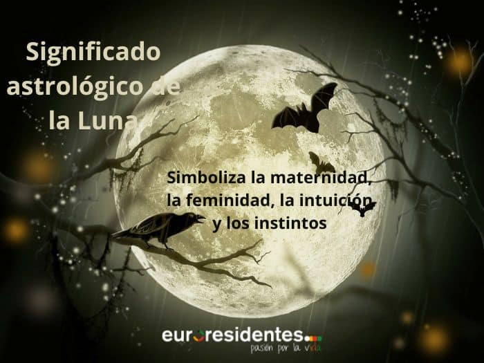 Significado astrológico de la Luna