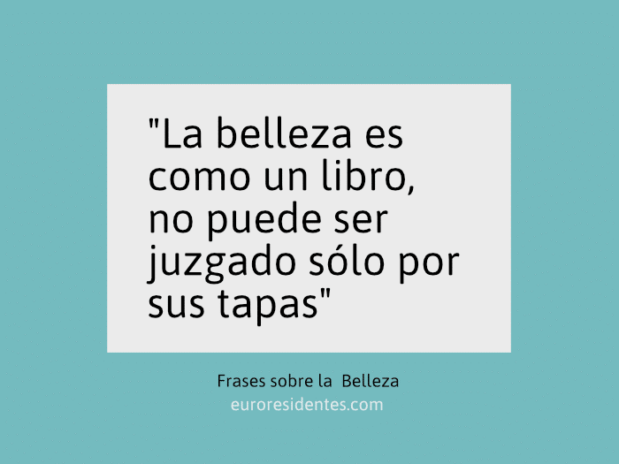 Frases sobre la belleza - Frases y Citas Célebres