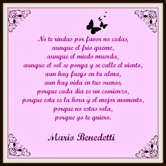 Las Mejores Frases De Amor De Mario Benedetti Frases Y Citas