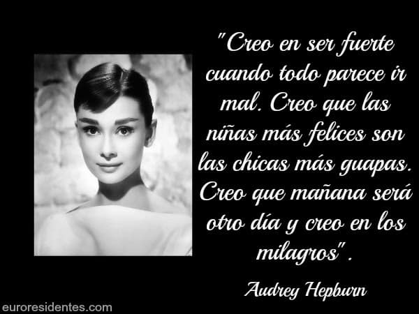 Frases de Audrey Hepburn - Frases y Citas Célebres