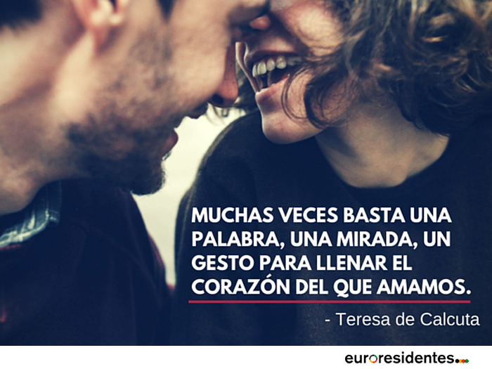 Frases de Amor de Madre Teresa de Calcuta - Frases y Citas 