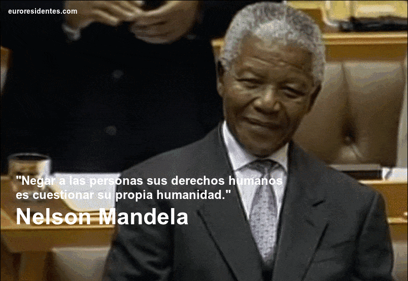 Nelson Mandela citas célebres frases derechos humanos