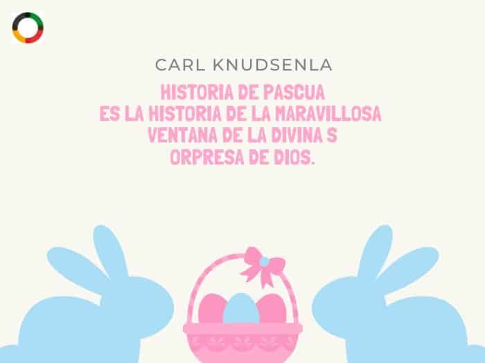 Tarjeta de pascua con conejo