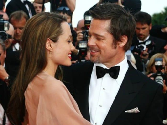 Brad Pitt y Angelina Jolie casados