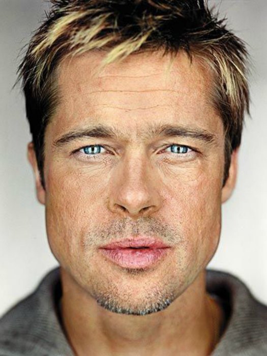 Brad Pitt caracterizado de malo