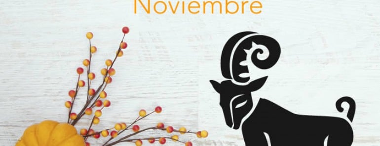 Horóscopo Aries Noviembre 2024