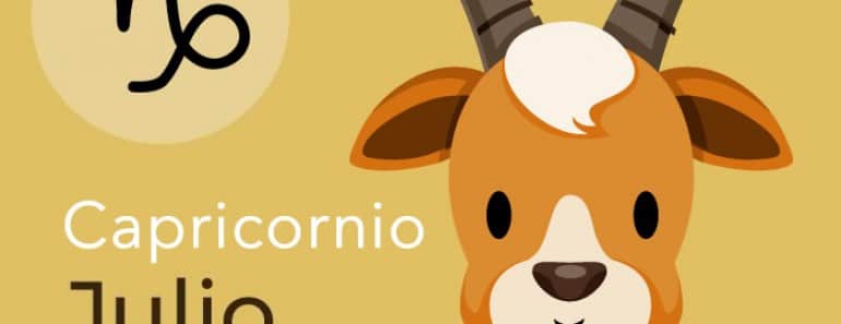 Horóscopo Capricornio Julio 2017