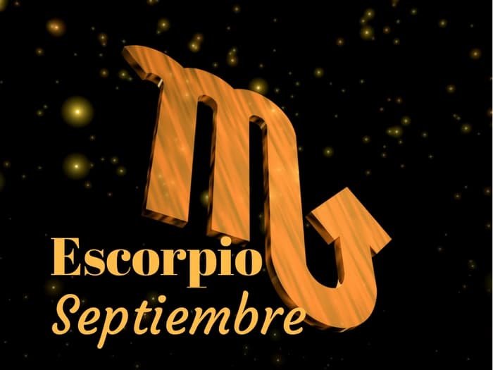 Horóscopo Escorpio Septiembre 2017