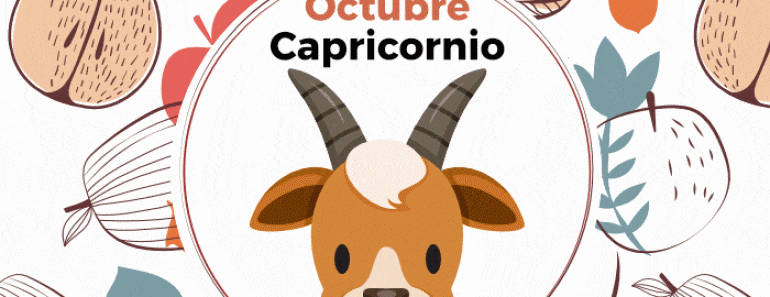 Horóscopo Capricornio Octubre 2017