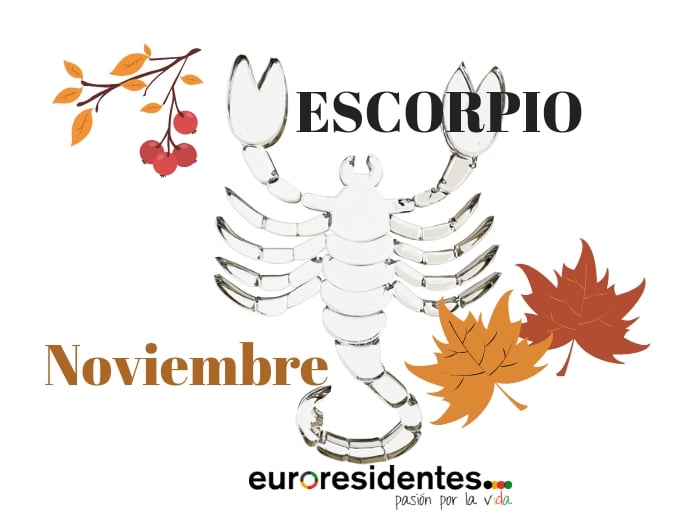 Horóscopo Escorpio Noviembre 2018