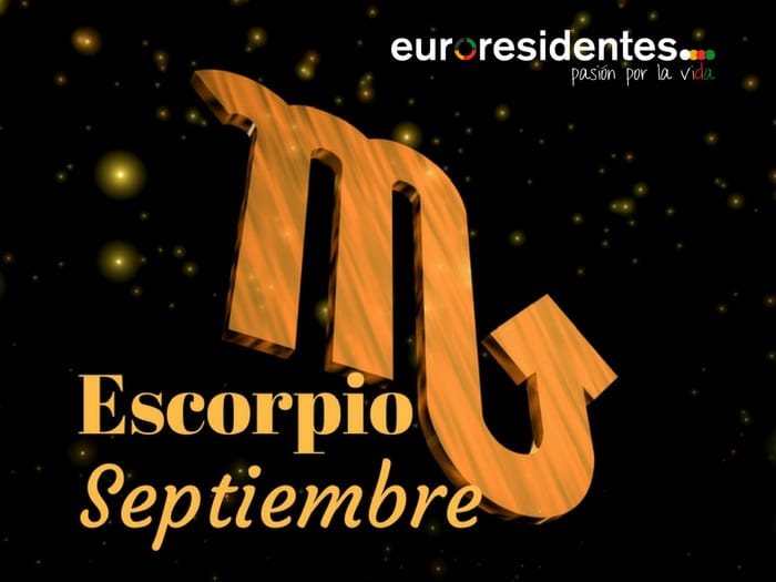 Horóscopo Escorpio Septiembre 2018