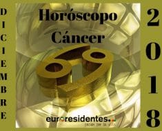 Horóscopo Cáncer Diciembre 2018