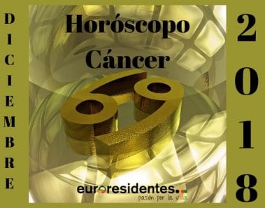 Horóscopo Cáncer Diciembre 2018