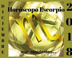 Horóscopo Escorpio Diciembre 2018