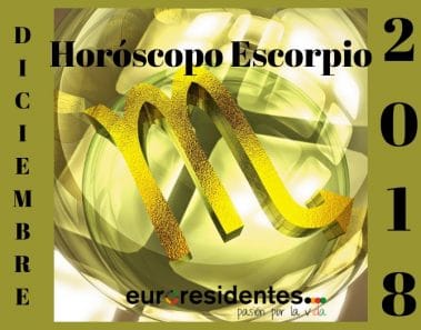 Horóscopo Escorpio Diciembre 2018