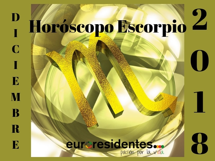 Horóscopo Escorpio Diciembre 2018