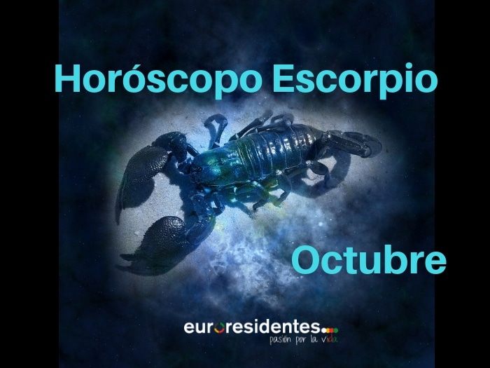 Horóscopo Escorpio Octubre 2018
