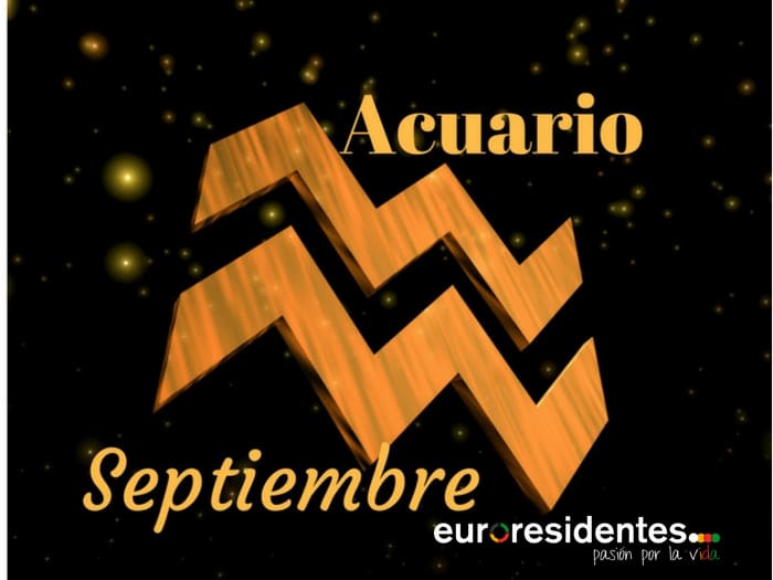 Horóscopo Acuario Septiembre 2019