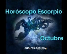 Horóscopo Escorpio Octubre 2023