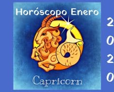 Horóscopo Capricornio Enero 2020