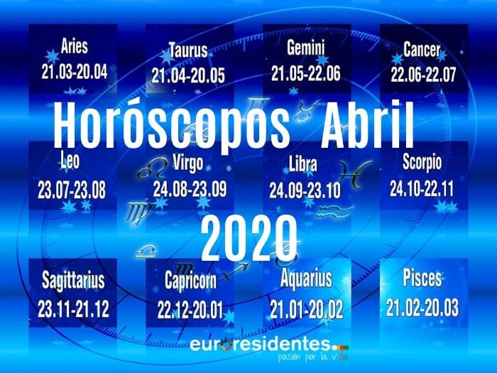 Horóscopos Abril 2020
