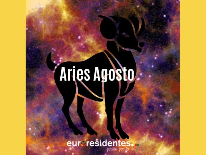 Horóscopo Aries Agosto 2023