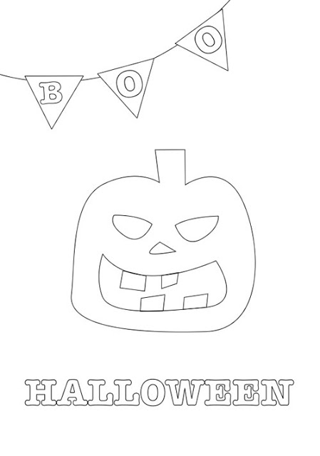  Dibujos de Halloween para imprimir y colorear