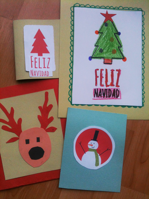 Cómo hacer tarjetas navideñas caseras - Manualidades