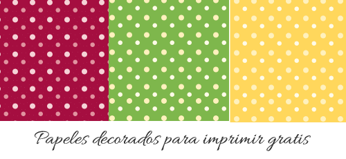 Papel decorado para imprimir