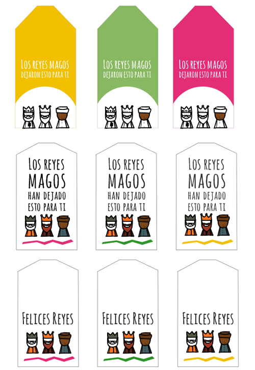 Etiquetas Reyes Magos