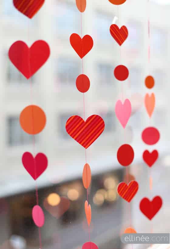 Guirnalda de corazones