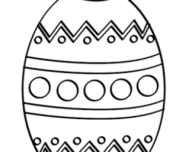 Dibujos de huevos de Pascua para imprimir y colorear