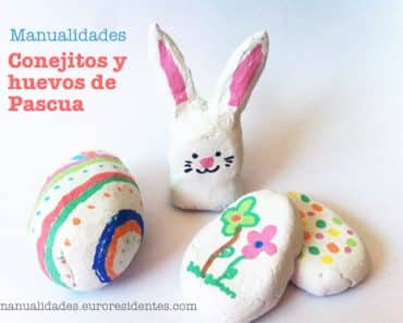 Manualidades conejitos de Pascua