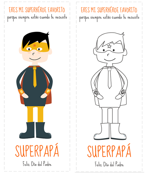 Marcapáginas para papa