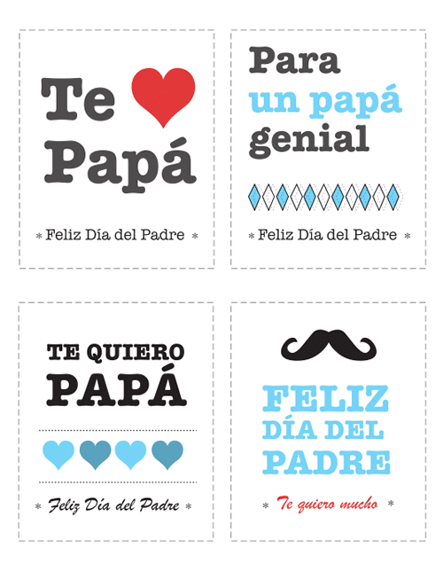 Tarjetas para felicitar el Día del Padre