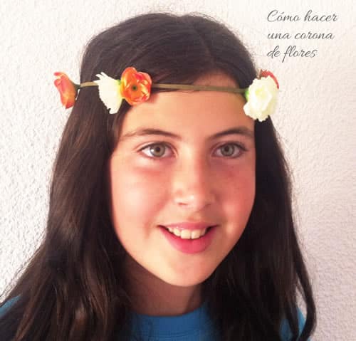 soporte Coronel binario Cómo hacer una diadema de flores - Manualidades