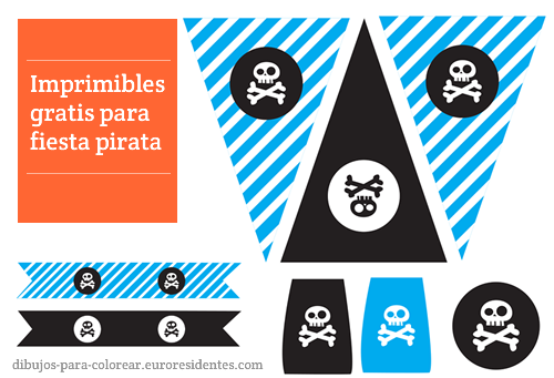 imprimibles fiesta pirata gratis