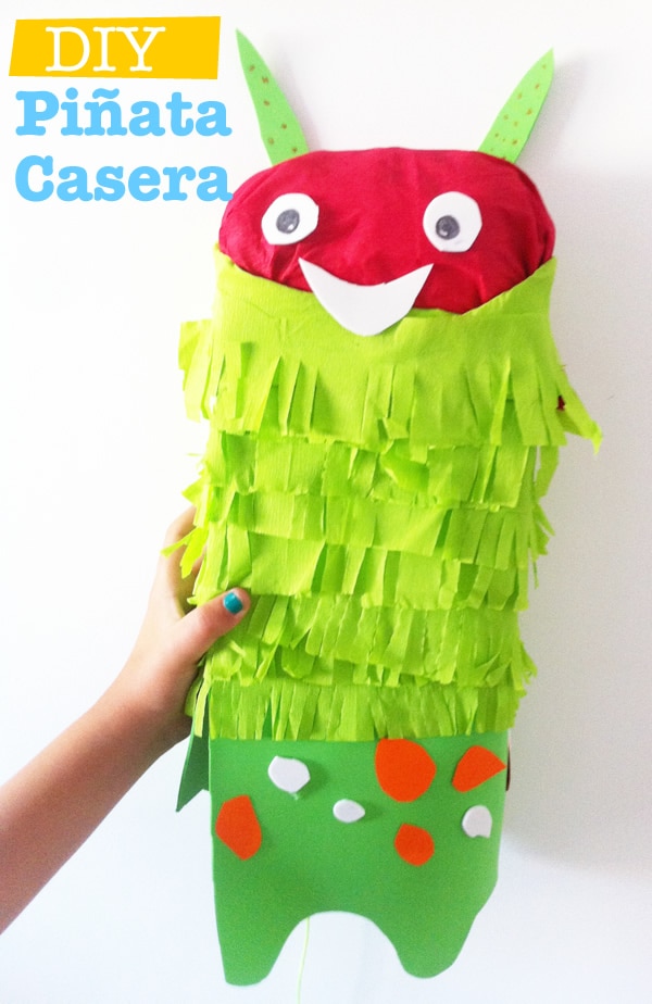 Piñata casera con juego cooperativo: otra manera de hacer piñatas infantiles