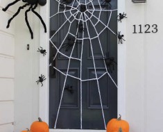 ideas para decorar la puerta en Halloween