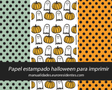 Papel decorado de Halloween