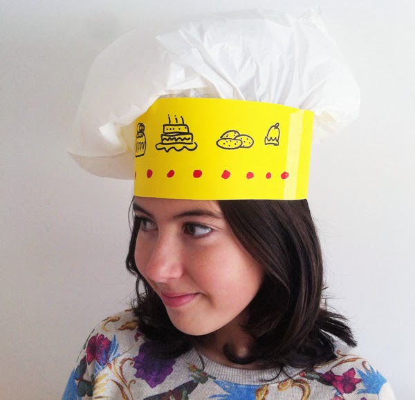 Sombrero de chef para niños 