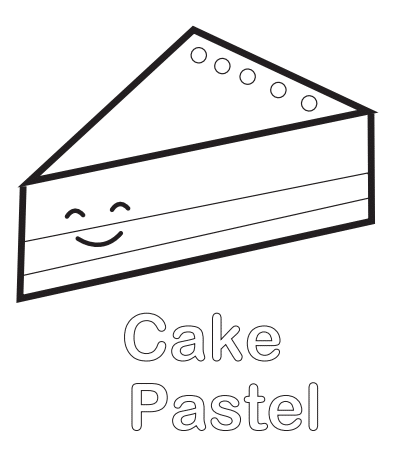 pastel para colorear