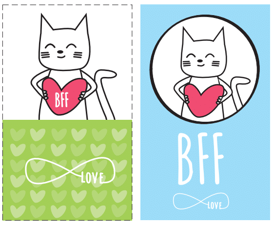 tarjetas bbf para imprimir
