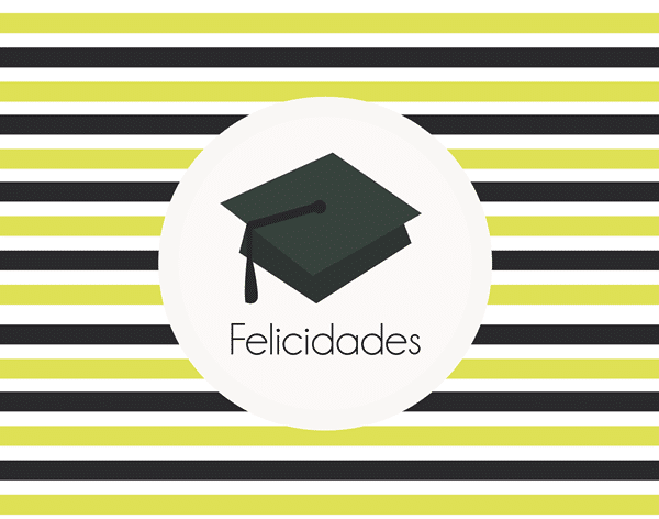 Imprimibles para felicitar la Graduación - Manualidades