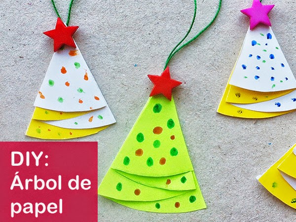 Estacionario ozono Fuera de servicio Cómo hacer un árbol de Navidad de papel decorativo - Manualidades