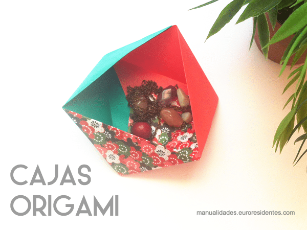 caja origami fácil