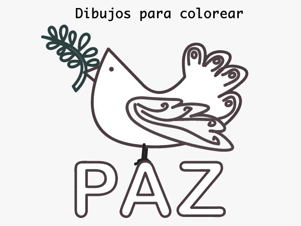 dibujos día de la Paz 