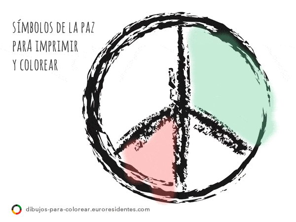 Dibujos Dia De La Paz Para Colorear Manualidades