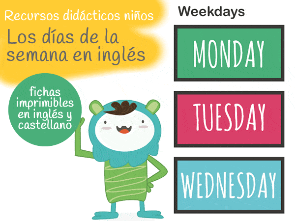 Días de La Semana en Ingles