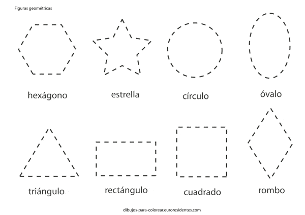 Formas Geometricas Para Imprimir Y Colorear Manualidades
